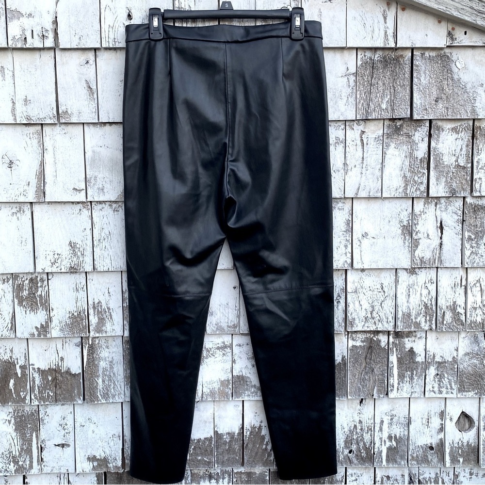 Zara Faux Leather High Rise Pants - Picture 2 of 7
